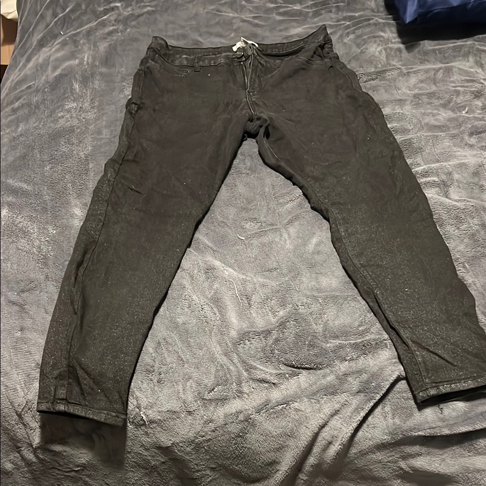 Refuge Black Skinny Pants